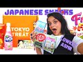 TRYING JAPANESE SNACKS - Tokyo Treat November 2021 Mukbang &amp; Review