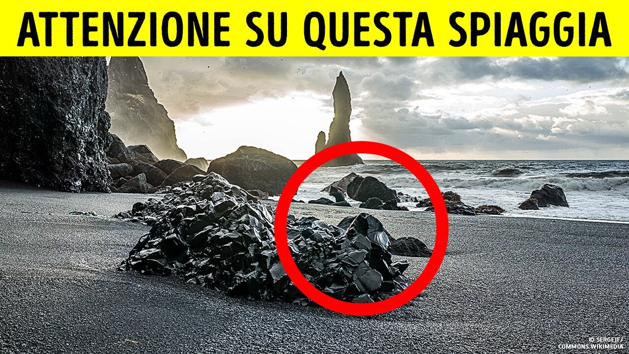 ⁣Perché Questa Spiaggia Di Sabbia Nera È Così Pericolosa?