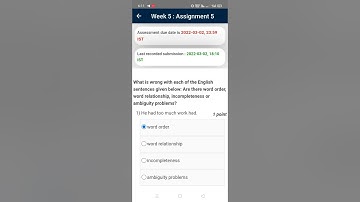Basic of language Science || Week 5 || Assignment 5 NPTEL 2022