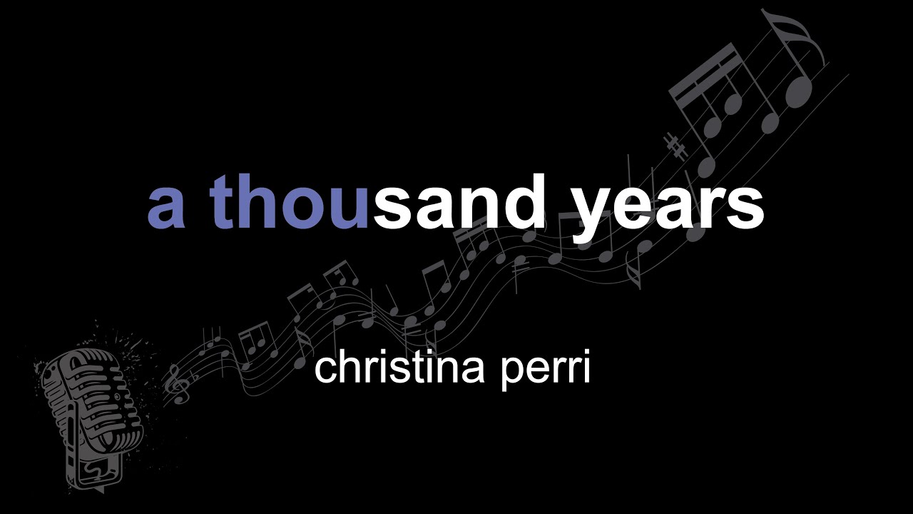 A THOUSAND YEARS (PART. 2) (TRADUÇÃO) - Christina Perri 