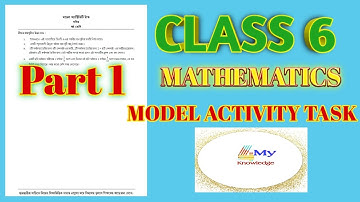 Class 6 Mathematics Model Activity Task Part 1,2021