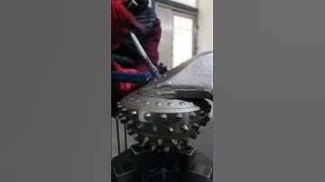 Tricone bit installation tutorial , you’re never seen this before! #rankingdrillingtools #bit #drill