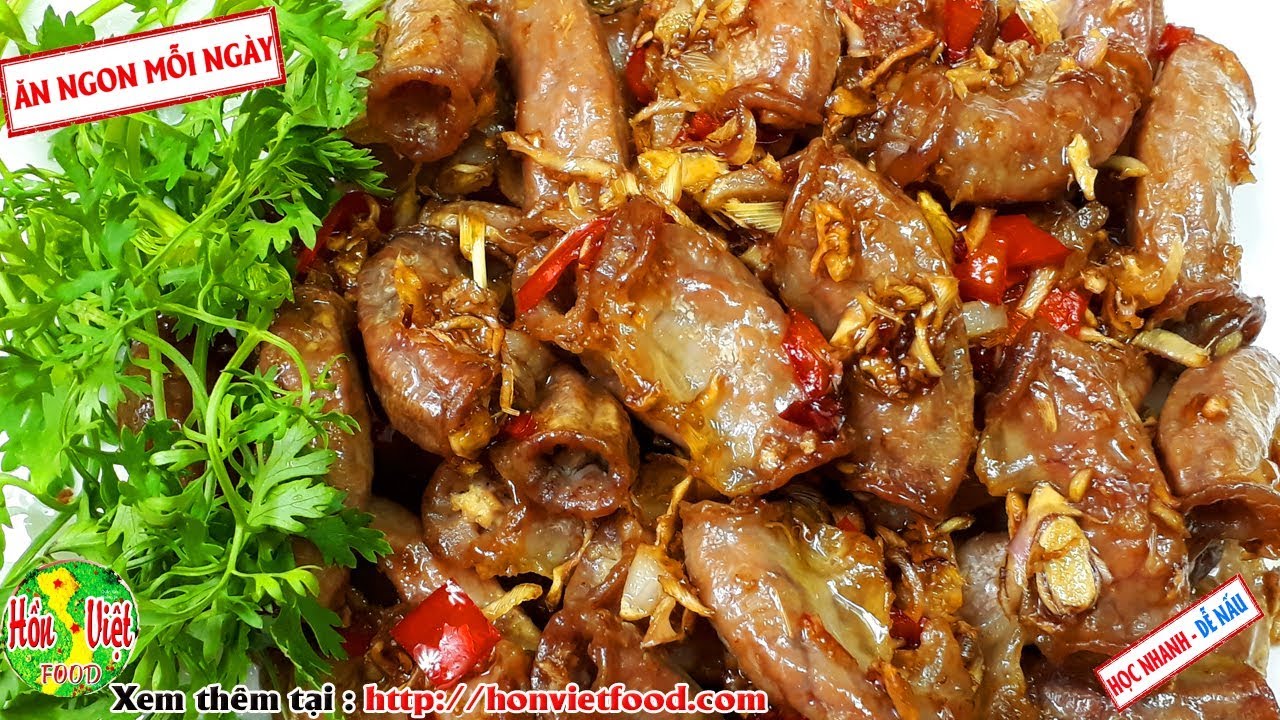 cac mon an tu so long New Update ✅ Nhức Mũi Món Lòng Heo Chiên Sả Ớt | Hồn Việt Food