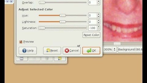GIMP Advanced Redeye Correction