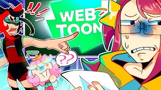 We Tried PRESENTING WEBTOON Series We've NEVER READ | Pitch Or Panic