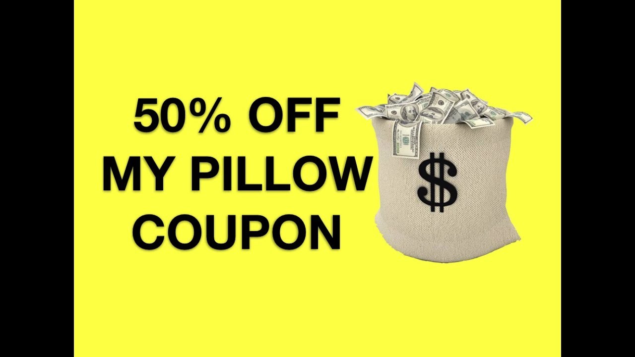 coupon code for my pillow