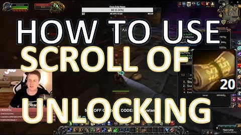 HOW TO USE SCROLL OF UNLOCKING I World of Warcraft I Stream Highlights