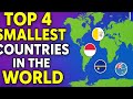Top 4 Smallest Countries in the World 🌍 | #Shorts #WorlFacts #Geography