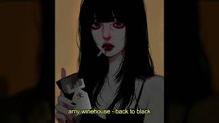 amy winehouse - back to black (sped up + reverb) Resimi