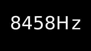 Speaker Sound Test 8458Hz | Speaker cleaner sound