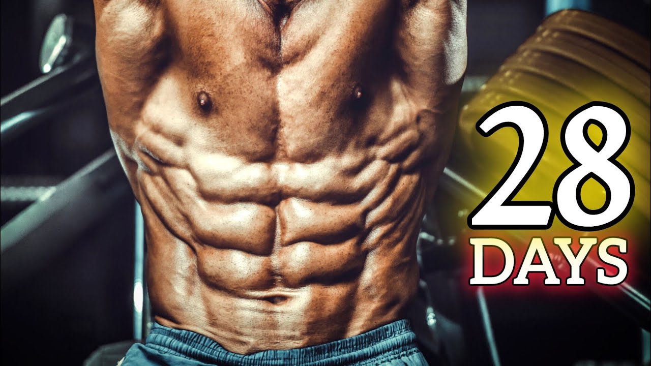 Get 6 PACK ABS in 28 Days (Home Exercises) - YouTube