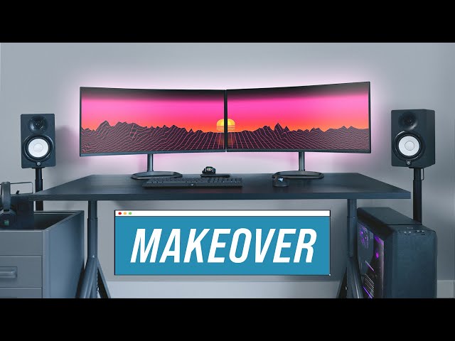 IKEA Gaming Desk Setup MAKEOVER! - YouTube