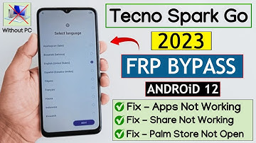 Tecno Spark Go 2023 (BF7n) Android 12 Frp Bypass/Unlock Without PC | Share Article Not Working 2025