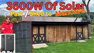 I Added 3,600W of Solar to My Shed Man Cave!