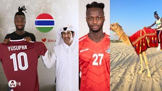 Habibi Welcome To QATAR - Yusupha Njie Signs New Contract In Qatar Resimi
