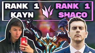 1v9 GAME vs KARASMAI (Rank 1 Kayn) - CHALLENGER RANK 1 SHACO | Full Gameplay