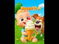 Baby vs dog Ice Cream sharing | funny cartoon shorts #cartoon #trendingshorts #kidsvideo