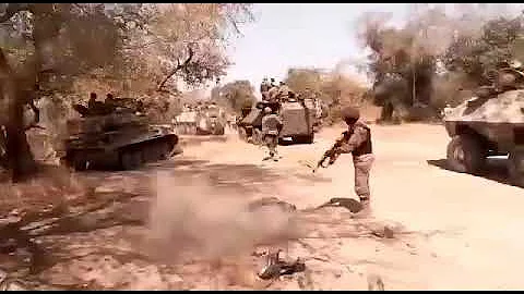 Nigeria army vs boko haram fight shooting (part 2)