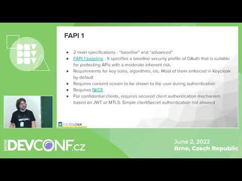 Secure digital transformation via keycloak's FAPI - DevConf.cz Mini | June 2022