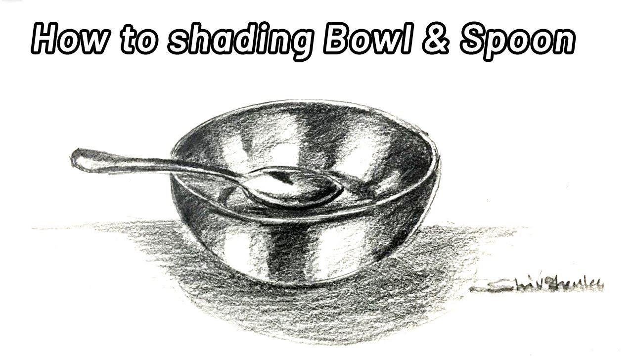 How to Shading Bowl and Spoon? - YouTube