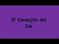 El Consejito del Día