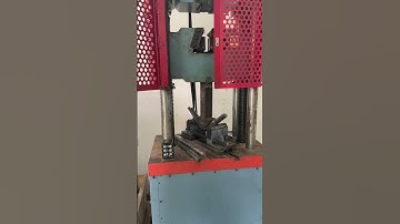 Thí nghiệm uốn thép 180 độ #shorts