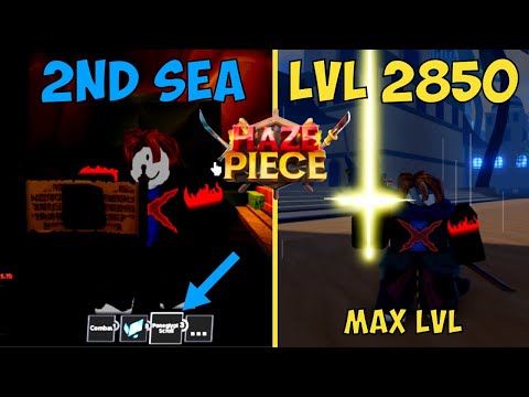 Reaching 2nd Sea & New Max Lvl 2850 in Haze Piece Update! 