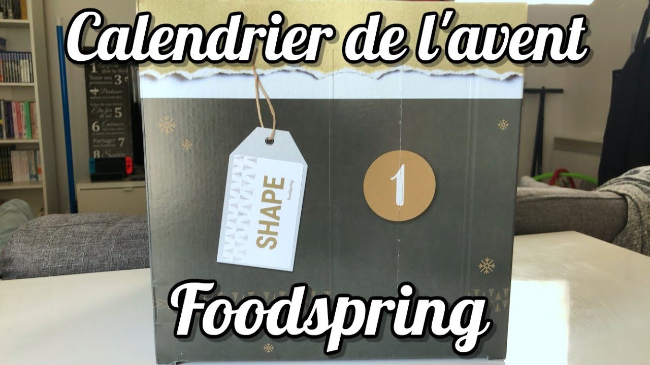 UNBOXING CALENDRIER DE L'AVENT FOODSPRING 2018 - YouTube