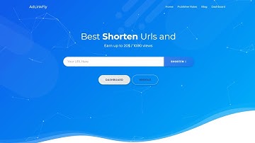 New Adlinkfly theme || Premium theme for Adlinkfly Script || Soft Blue Theme theme for Adlinkfly