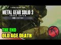 Metal Gear Solid 3 - THE END OLD AGE DEATH