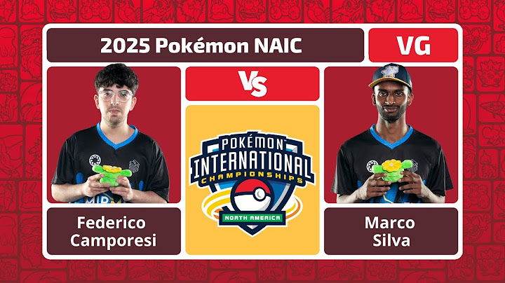 Federico Camporesi Vs Marco Silva - Pokémon VG Masters Finals | NAIC 2025