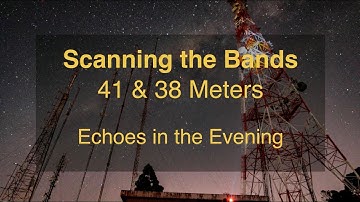 41 en 38 meter kortegolfbanden - Echo