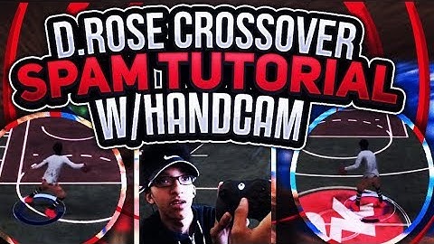 NBA 2K17 | D.ROSE CROSSOVER SPAM TUTORIAL W/ HANDCAM (XBOX & PS4)