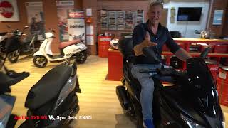 Aprilia SXR 50 i  VS  Sym Jet4 RX50i