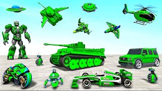 Transform Robot Game: Army Truck Missile Helicopter - Death Express Robot | Android iOS Gameplay screenshot 2