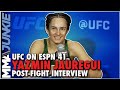 Yazmin Jauregui Details Dana White Meeting After Memorable Debut | UFC on ESPN 41