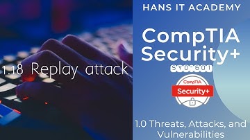 Domain 1.18: Replay attacks - CompTIA Security+ SY0 601