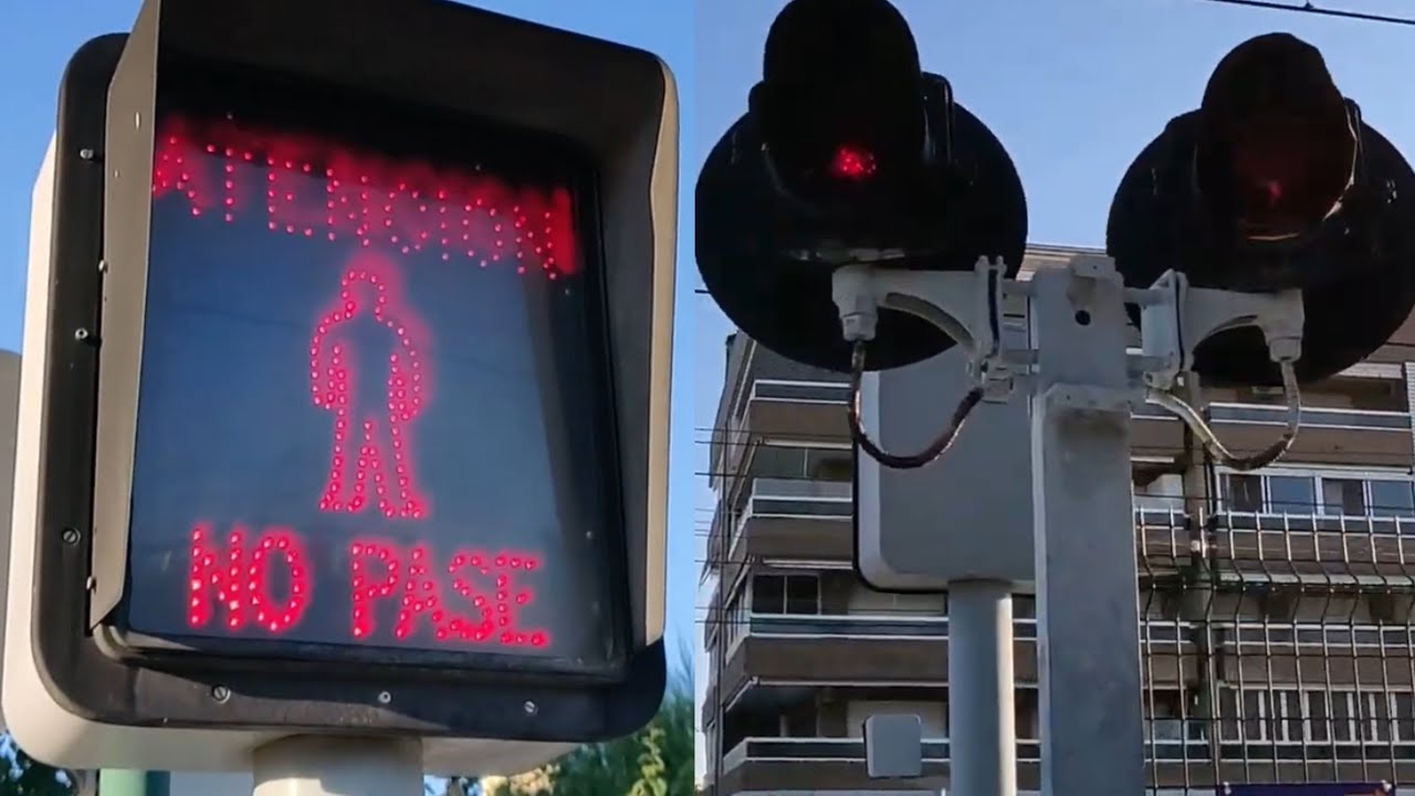Salou Muntanya Railway Crossing, Catalonia