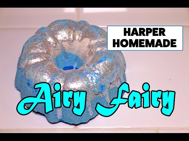 Harper Homemade - AIRY FAIRY Bath Bomb - DEMO - Underwater - REVIEW - SLOW MOTION