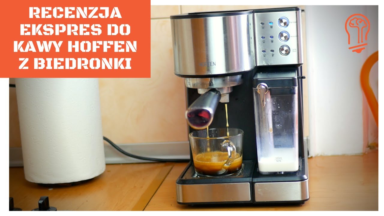 Recenzja taniego ekspresu do kawy Hoffen z Biedronki 🐞☕️