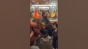 Playing forbidden riff. Subscribe!
