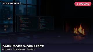 Dark Mode Workspace | Ultrawide Setup | 6 Hours for Developers