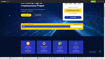 Cryptokn - ICO Landing Page and Cryptocurrency WordPress Theme      I