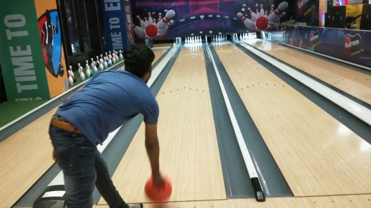 Saleem Bowling a shoot in Hyderabad next mall YouTube