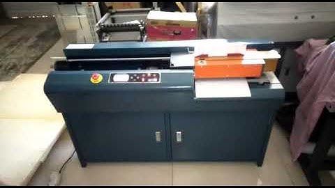 Taurus hot melt book perfect glue binding machine
