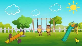 Background Animasi Bergerak TAMAN BERMAIN 1