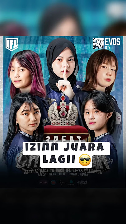 Permission to be the champion again🙏😭 Evos Icy is the champion of IFL season 3 #evosnune #evosicy...