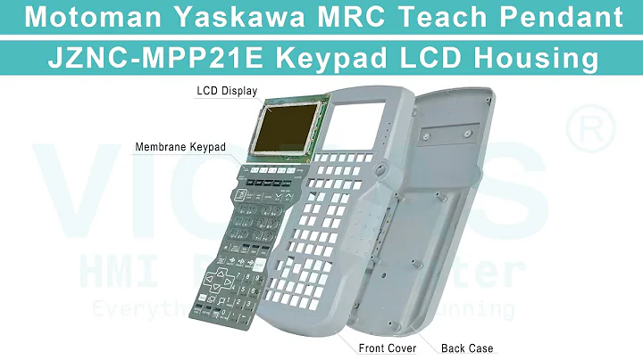 How to Repair Motoman Yaskawa Yasnac MRC JZNC-MPP21E Keypad LCD Housing?