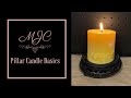 Candle Making Tutorial. Pillar Candle Basics. Palm Wax Pillar Candles.