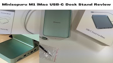Minisopuru M1 iMac USB-C Dock Stand recensie!